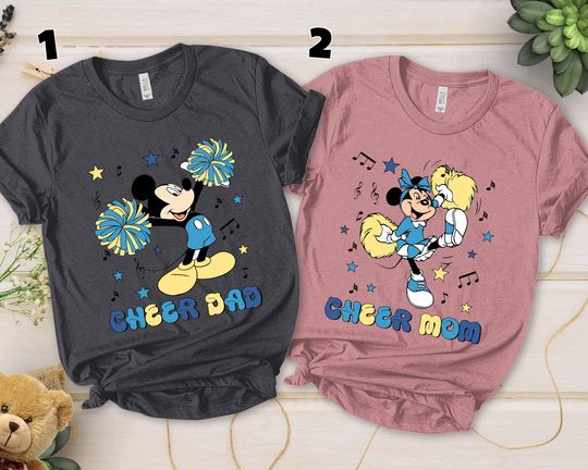 Minnie Mouse Cheer Mom Shirt, Disney The Cheerleading Worlds Tshirt, Cute Mother'S Day Gift, Disneyworld Matching Trip, Magic Kingdom