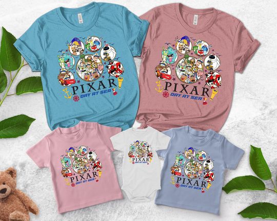 Disney Cruise Line Pixar Day at Sea 2025 Shirt, Disney Pixar Toy Story Cruise Group, Disney Family Cruise Vacation Trip, Wish Dream