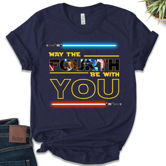 May The Fourth Be With You Shirt, Star Wars Character Shirt, Star Wars Day Shirt, Galaxy Edge Tee, Star Wars Matching Tee