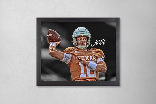 Arch Manning Texas Longhorns Poster