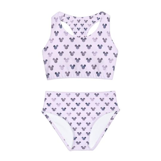 Matching Mickey Inspired Mommy and Me Swimsuit, Girls Bathing Suit, Mother Daughter Beach Outfit, Family Swimwear, Disney Vacation