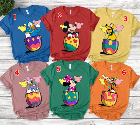 Disney Easter Shirt 2025/Mickey and Friends Bunny Ears Shirts/Disney Easter Shirt/Easter Disneyland shirt,Disney Bunny Shirt