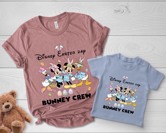 Disney Easter Shirt 2025/Mickey and Friends Bunny Ears Shirts/Disney Easter Shirt/Easter Disneyland shirt,Disney Bunny Shirt