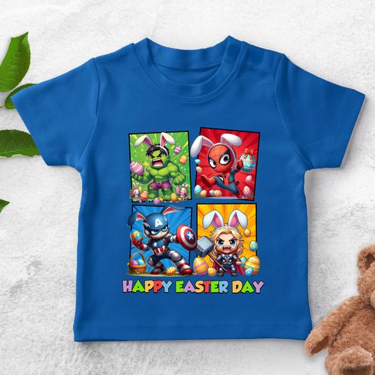 Superhero Easter Shirt, Avengers Eggs Shirt, Kids Easter Shirt, Easter Trip Shirt, Spider Easter Tee