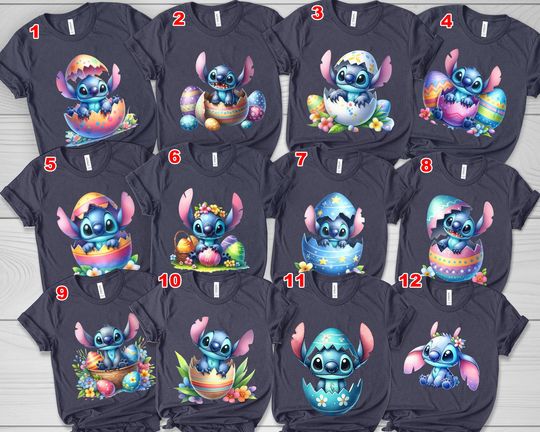 Lilo Stitch Happy Easter Shirt, Disney Stitch Happy Easter Shirt, Easter Disney Stitch Shirt, Stitch Bunny Shirt, Disney Happy Easter
