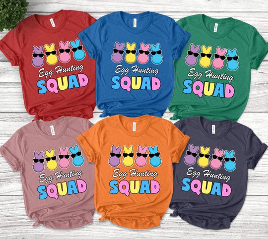Egg Hunt Squad Shirt/Easter Group Shirts/Easter Bunny Shirt/Cute Easter Tshirt/Easter Matching Shirt/Easter Shirt/Easter Family