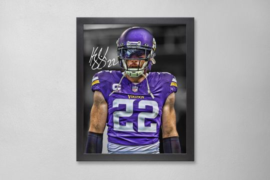 Harrison Smith Minnesota Vikings Poster Art Autographed football