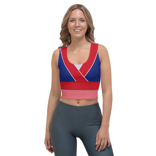 Mulan / Imperial Princess inspired  sports bra *runDisney outfit*