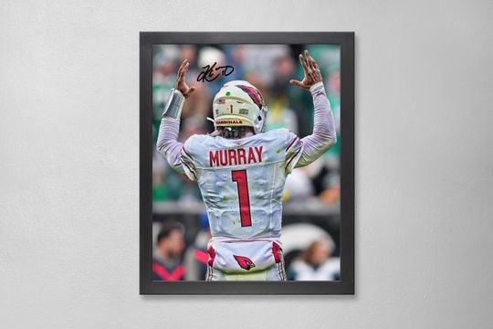 Kyler Murray Arizonna Cardinals Poster Art Autographed football