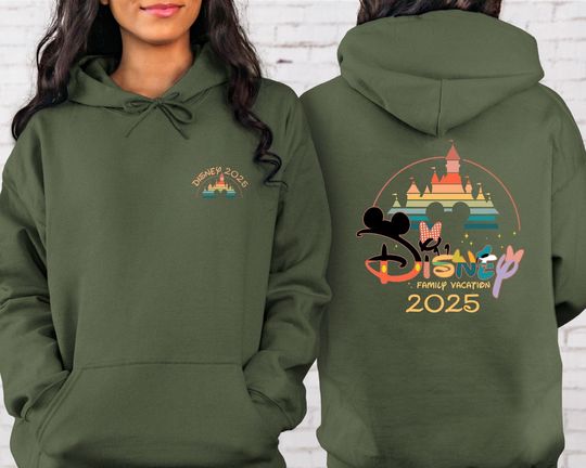 Disney 2025 Hoodie, Disney Shirts, Matching Family Tees, Disney Trip 2025, Disney Vacation Tees, Disney Family Sweater