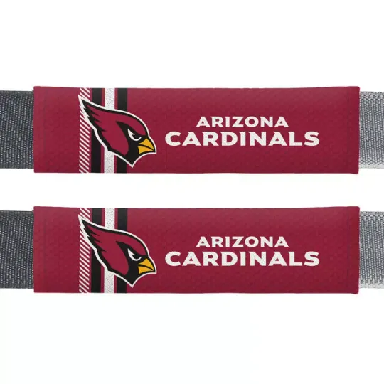 Arizonna Cardinals football 2 Pack Rally Seat Belt Shoulder Pad Covers Car Auto Truck