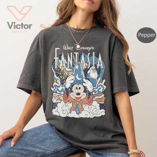 Disney Fantasia Sorcerer Mickey Stay Magical Shirt, Fantasmic Disney Hollywood Studios, Disneyland Trip Shirts, Disney Mickey
