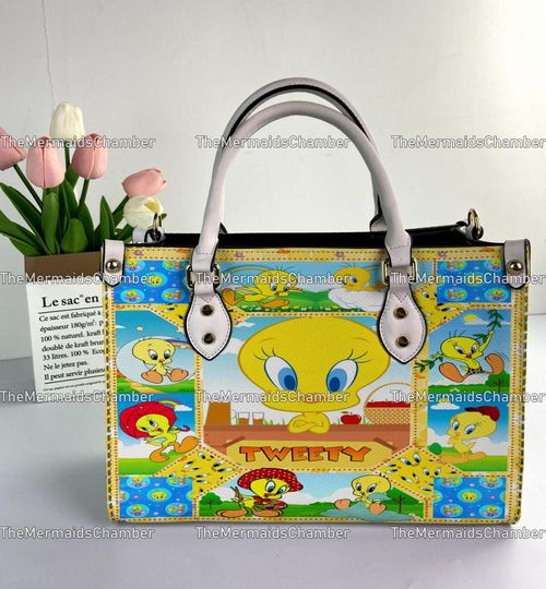 Disney Tweety Bird Leather Handbag, Gilmore Girls Woman Leather Handbag