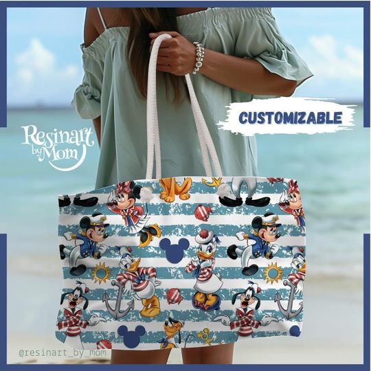 Disney Cruise Weekender bag, Disney Mickey And Friends Weekender Bag, Beach Weekender bag