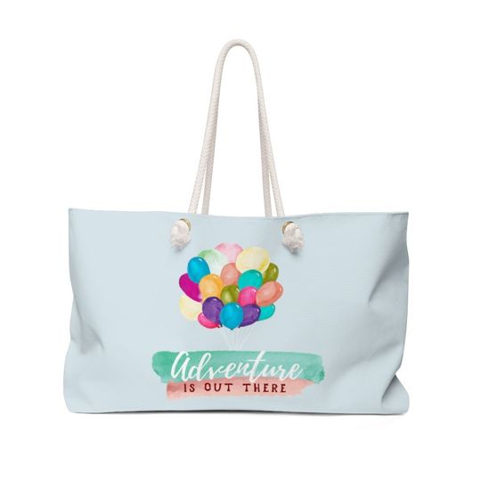 Adventure Is Out There Weekender Bag, Disney Up Weekender bag, Disney Beach Weekender bag