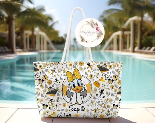 Personalized New Year's Eve at Sea 2025 Disney Cruise Weekender Bag, Mickey and Friends Weekender bag