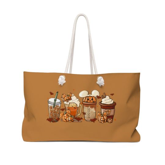 Cute Disney Mickey Fall Weekender Bag - Disney Halloween Weekender Bag