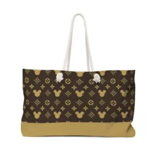 Disney Print Weekender Bag, Disney Vacation Weekender Bag, Disney Travel Weekender Bag