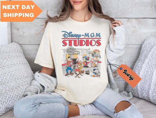 Retro Disney MGM Studios Shirt, Hollywood Studios Shirt, Disney Studios Shirt, Disneyworld Shirt, Disney Trip Family Shirt