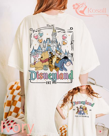 Winnie The Pooh Disneyland Est 1955 Shirt, Pooh and Friends Shirt, Disneyland Family Shirt, Disneyland Trip Shirt, Disney Tee