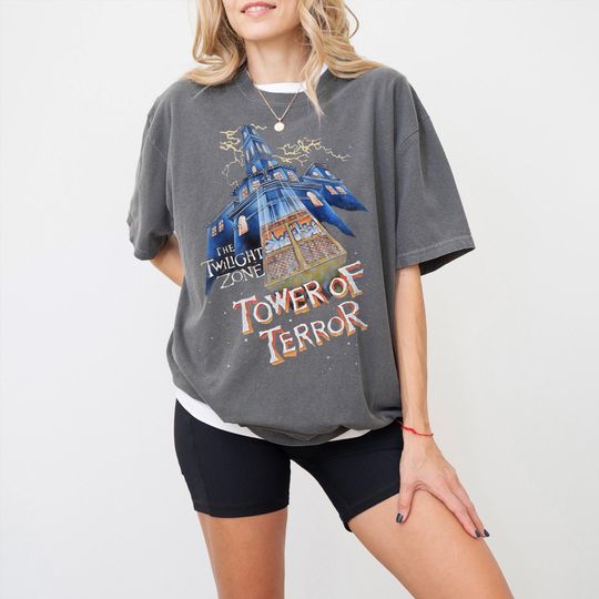 Retro Tower Of Terror Shirt, Twilight Zone Shirt, Hollywood Studios Sweatshirt, Disney Rides Shirt, DisneyWorld Family Trip