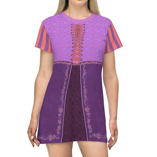 Rapunzel Short Sleeve Dress, Tangled Costume, Rapunzel Cosplay, Disney Princess Dress, Disney Cosplay Costume, Disney Running Costume