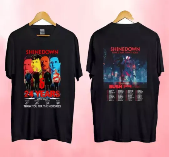 shine down 2025 ‘Dance, Kid, Dance Tour S-3XL  T- Shirt
