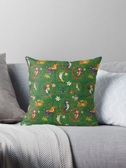 Enchanted Tiki Room Pillow