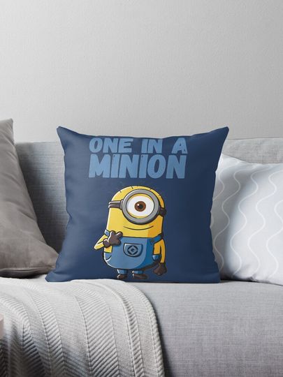 Despicable Me Minion Drawing Pillow