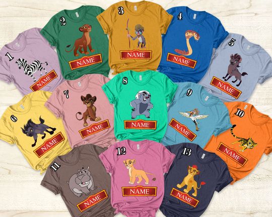 The Lion Guard Birthday Shirt,Lion Guard Birthday Family Shirt,Lion King Family Birthday Shirt,Lion Family Shirt,Animal Kingdom Shirt