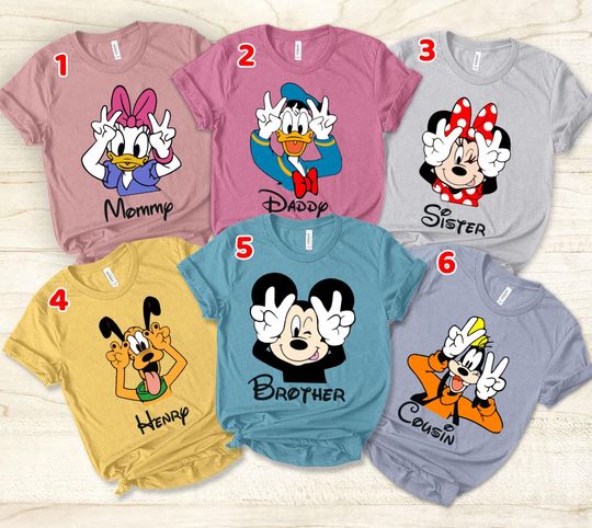 Mickey Friends Peace Sign Shirt, Mickey And Friends T-Shirt, Cute Disney Gift, Minnie Peace Sign Tee, Peace Love t-shirt