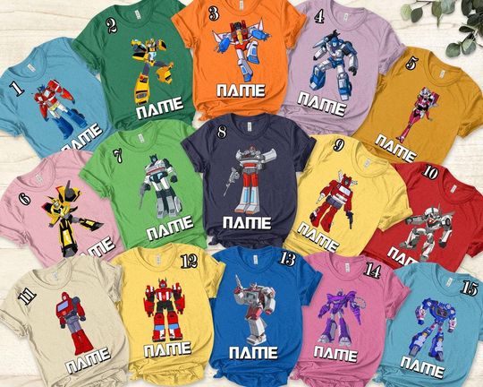 Transformers Birthday Shirt, Transformers Birthday shirt, Transformers, Personalized Shirt, Custom Shirt