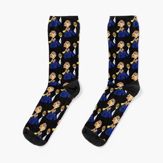 Captain Amelia Treasure Planet Socks