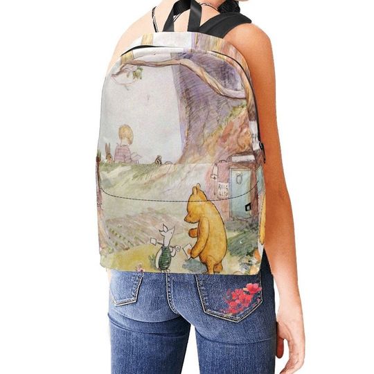 Classic Pooh Bear Backpack | Pooh Bear Book Bag | Winnie the Pooh Backpack | Disneyland Backpack | Disney Backpack | Disney Bag | Winnie Bag