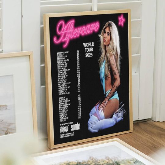 Baby Cowboy Aftercare World Tour List 2025 poster