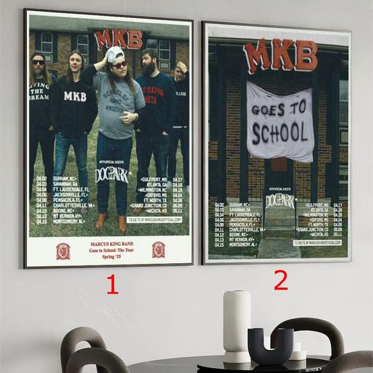 Poster Marcus King Band Goes To School The Tour Spring 2025 Poster