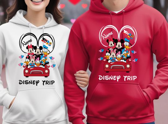 Personalised Disneyland Hoodie, Disney Trip Hoodie, Disney Trip 2025 Hoodie, Disneyland Family Matching Hoodie, Disney Unisex Kids Gift Top