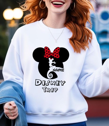 Personalized Disney Trip Sweatshirt 2025, Disneyland Jumper, Disney Trip Jumper, Disney Family Matching Jumper, Disney Sweatshirt,