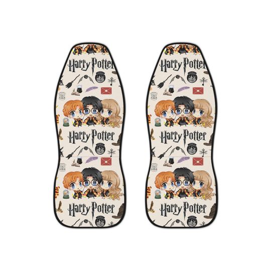 Harry Potter Car Seat Covers, Magical Auto Accessories, Vehicle Decor, Gifts for Fans, Kids' Car Interior