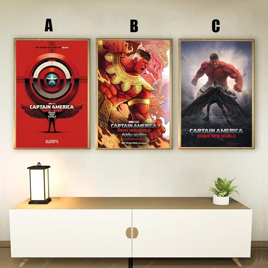 Captain America Brave New World (2025) Movie Poster