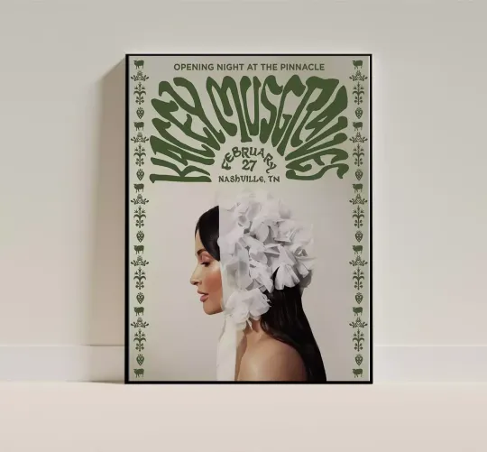 Discover Kacey Musgraves in Nashville, TN on Feb 27, 2025 Tour Poster