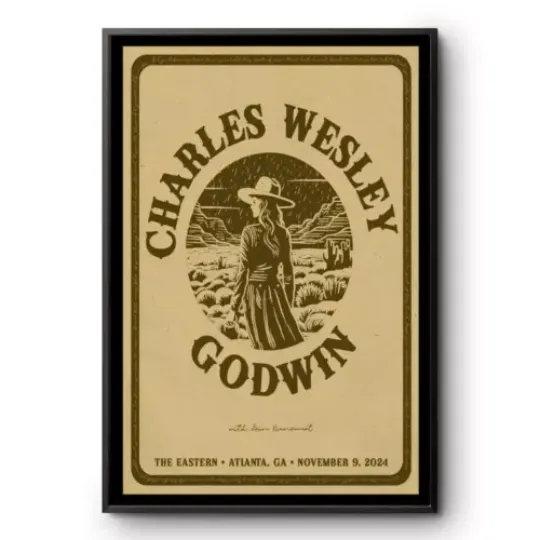 Charles Wesley Godwin Nov 9 2024 Atlanta, GA Poster