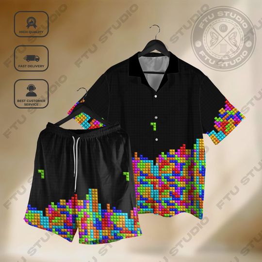 Brick Game Hawaiian Shirt Game Party Board Games Brick Game Gifts