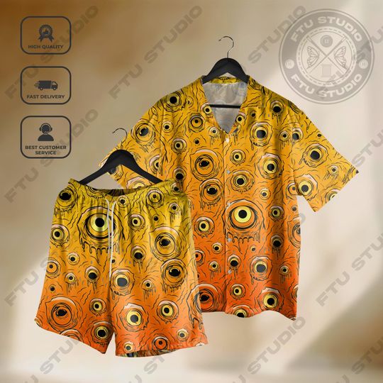 Eye DD Hawaiian Shirt Dungeon Master Magic Shirt Eye Dice Shirt Gifts