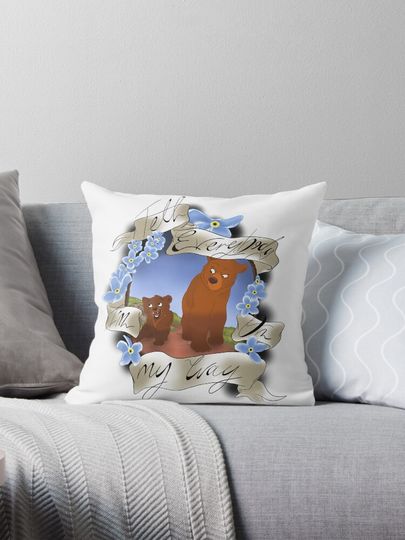 Discover Brother Bear ~ Tell Everybody I'm On My Way Pillow