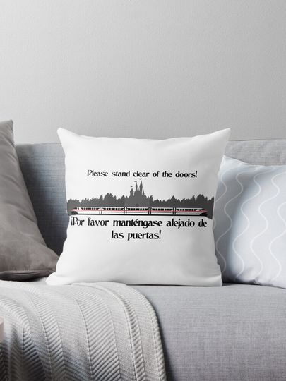 Stand Clear of the Doors Pillow