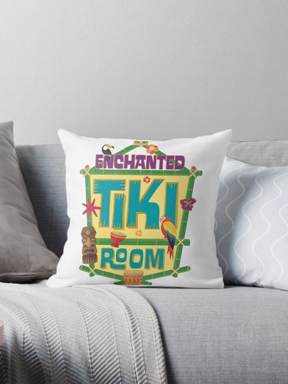 Enchanted Tiki Room Pillow
