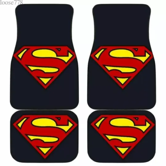 Discover Superman Superhero Universal Car Floor Mats