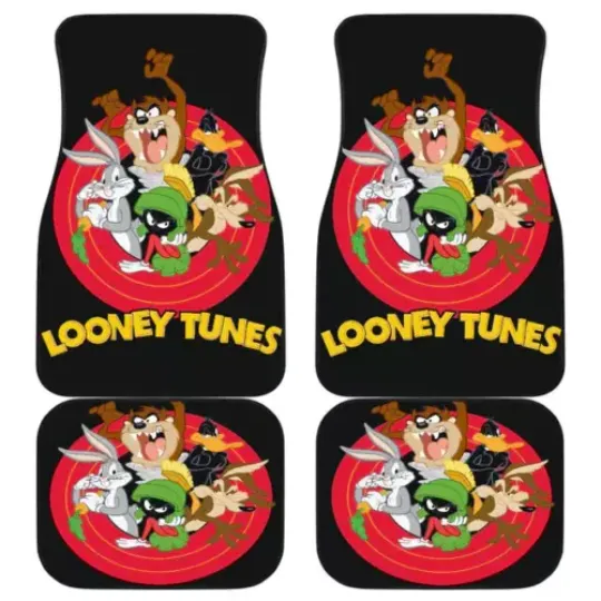 Looney Tunes Friends Car Floor Mats Cartoon Fans Gift ver2