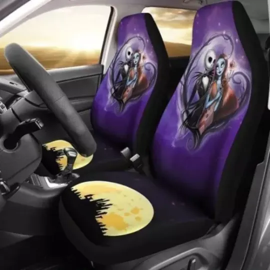 Nightmare Before Christmas Car Seat Covers Jack Sally Car Seat Covers (set of 2)